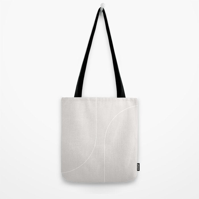 Modern Minimal Line Abstract XLIII Tote Bag Gallery Image 2