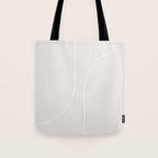 Modern Minimal Line Abstract XLIII Tote Bag Gallery Image 1