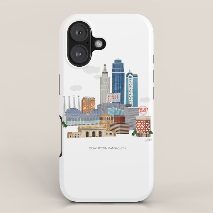 Kansas City Skyline iPhone Case Gallery Image 1