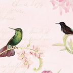 Vintage & Shabby Chic - Blush Tropical Hummingbird Flower Garden Coffee Mug Gallery Image 2