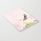Vintage & Shabby Chic - Blush Tropical Hummingbird Flower Garden Notebook Gallery Image 3