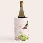 Vintage & Shabby Chic - Blush Tropical Hummingbird Flower Garden Wine Chiller Gallery Image 2