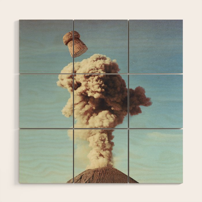 Volcanic Pop - Champagne Party Wood Wall Art Gallery Image 1