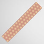 Boho Summer Sun Pattern XV Neutral Pastel Pink Table Runner Gallery Image 3