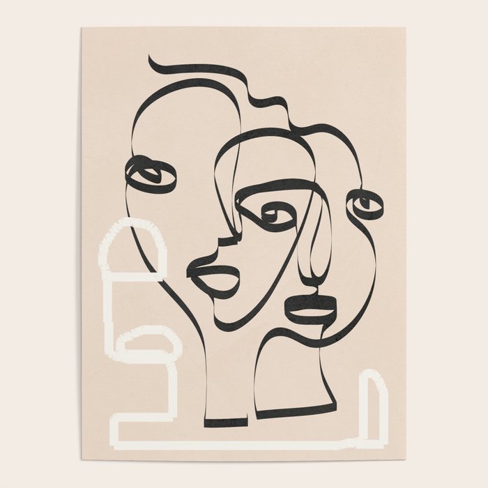 Abstract Minimal Line VIII Poster Gallery Image 4