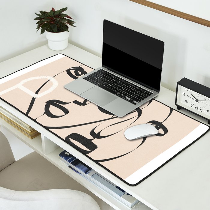 Abstract Minimal Line VIII Desk Mat Gallery Image 2