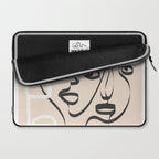 Abstract Minimal Line VIII Laptop Sleeve Gallery Image 2