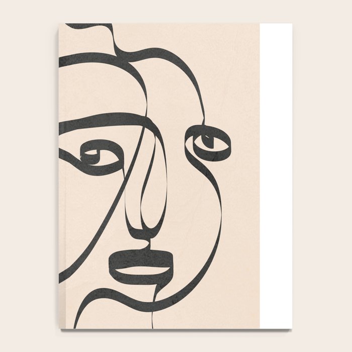 Abstract Minimal Line VIII Notebook Gallery Image 4
