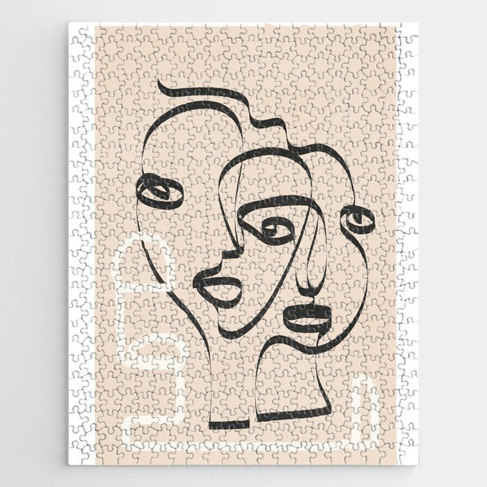 Abstract Minimal Line VIII Jigsaw Puzzle Gallery Image 1
