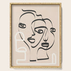 Abstract Minimal Line VIII Serving Tray Gallery Image 1