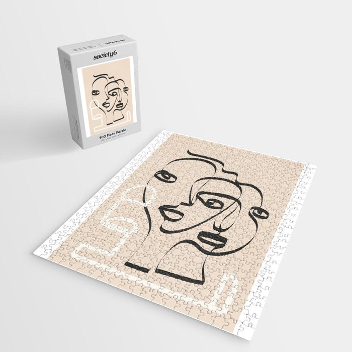 Abstract Minimal Line VIII Jigsaw Puzzle Gallery Image 2