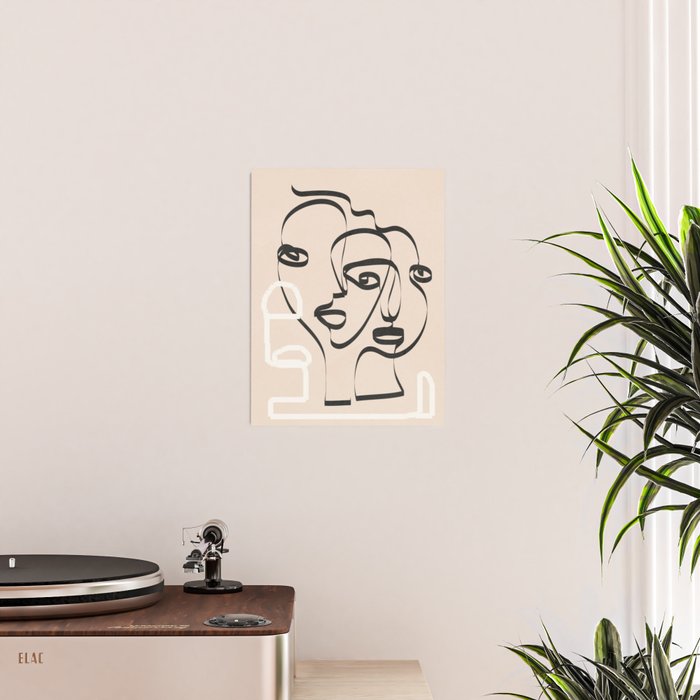 Abstract Minimal Line VIII Poster Gallery Image 2