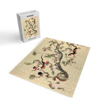 Kawanabe Kyosai. Frogs triumphing over snakes Jigsaw Puzzle Gallery Image 2