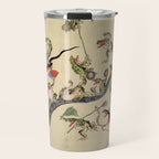 Kawanabe Kyosai. Frogs triumphing over snakes Travel Mug Gallery Image 1