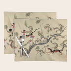 Kawanabe Kyosai. Frogs triumphing over snakes Placemat Gallery Image 1