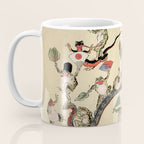 Kawanabe Kyosai. Frogs triumphing over snakes Coffee Mug Gallery Image 3