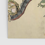 Kawanabe Kyosai. Frogs triumphing over snakes Poster Gallery Image 3