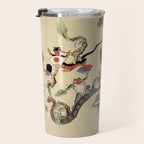Kawanabe Kyosai. Frogs triumphing over snakes Travel Mug Gallery Image 3