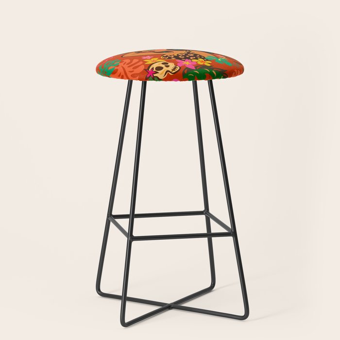 Tropical Tiki Girl Stool Gallery Image 1