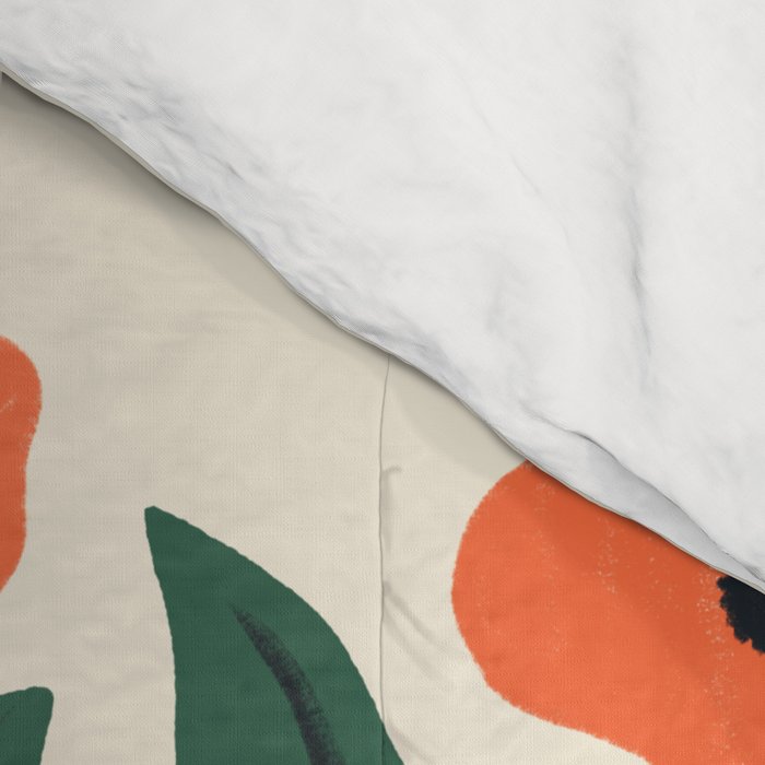 Red Poppy Garden 2 Comforter Gallery Image 4