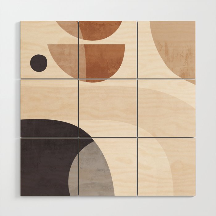 Modern Abstract Art 5 Wood Wall Art Gallery Image 1