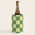 Pistachio Cream x Sea Glass Mixed Checker Wine Chiller Gallery Image 3