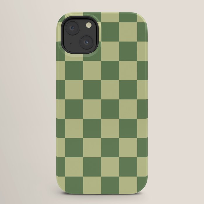 Pistachio Cream x Sea Glass Mixed Checker iPhone Case Gallery Image 26