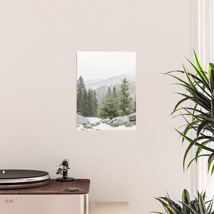 Winter Forest Landscape  Poster Gallery Image 2