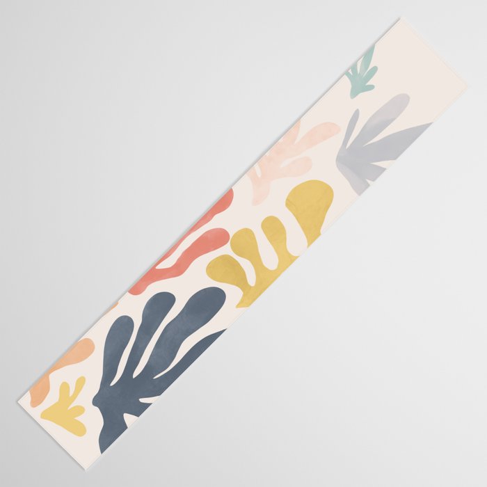 Matisse Cutouts Homage - Abstract Painting Table Runner Gallery Image 3