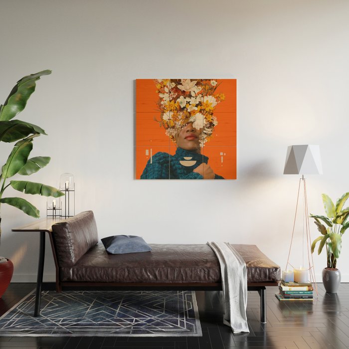 You are my Orange Dreamfield Wood Wall Art Gallery Image 2