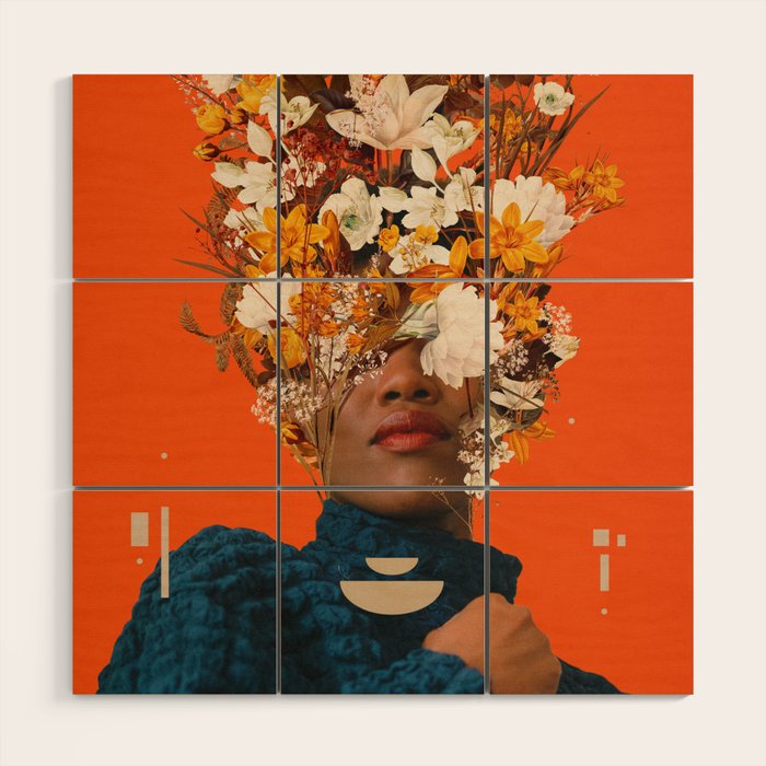 You are my Orange Dreamfield Wood Wall Art Gallery Image 1
