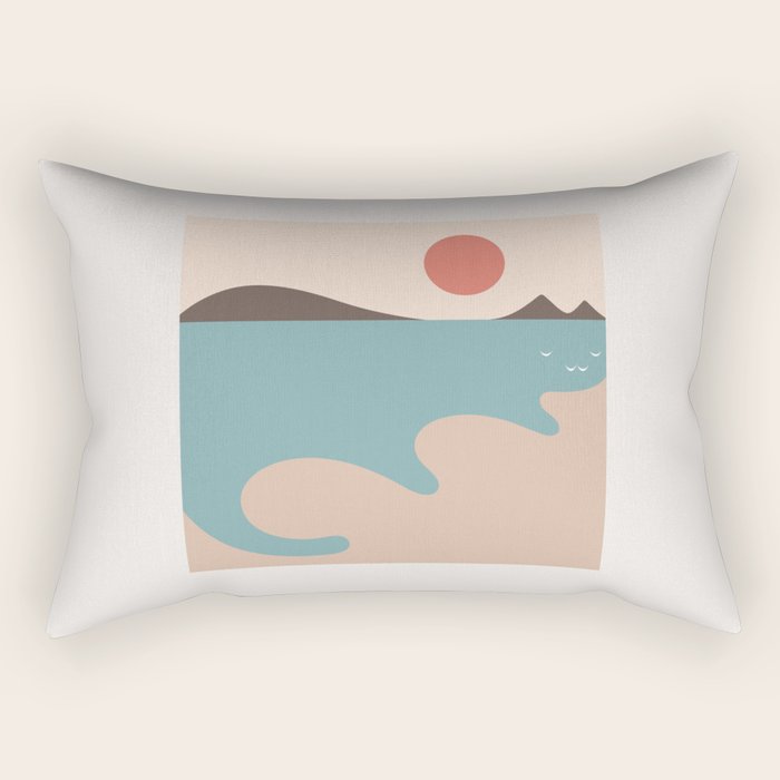 Cat Landscape 79 Rectangular Pillow Gallery Image 1
