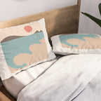 Cat Landscape 79 Pillow Sham Gallery Image 2