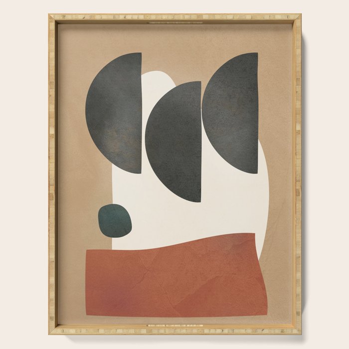 Modern Shapes Design 10 Serving Tray Gallery Image 1