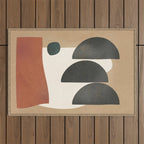 Modern Shapes Design 10 Outdoor Rug Gallery Image 1