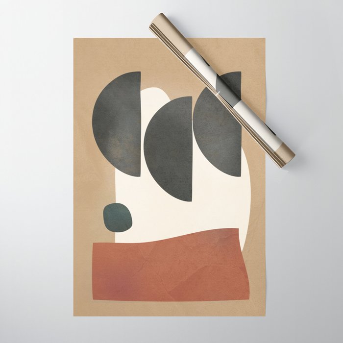 Modern Shapes Design 10 Wrapping Paper Gallery Image 1
