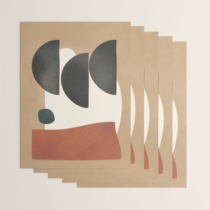 Modern Shapes Design 10 Wrapping Paper Gallery Image 3