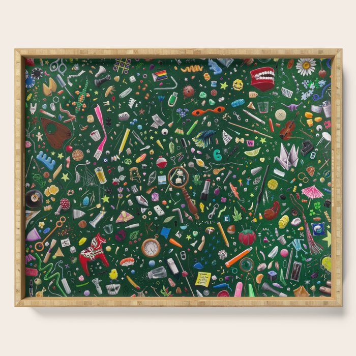 Tiny Things Painting Serving Tray Gallery Image 1