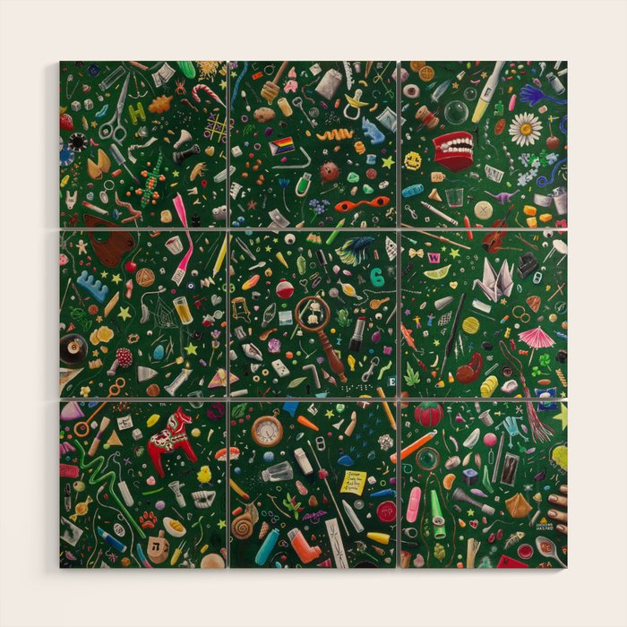 Tiny Things Painting Wood Wall Art Gallery Image 1