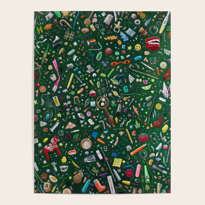 Tiny Things Painting Poster