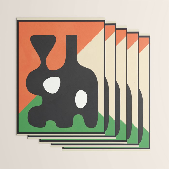 Abstract Art Vase 14 Wrapping Paper Gallery Image 3