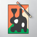 Abstract Art Vase 14 Wrapping Paper Gallery Image 1