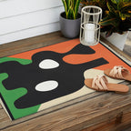 Abstract Art Vase 14 Outdoor Rug Gallery Image 2