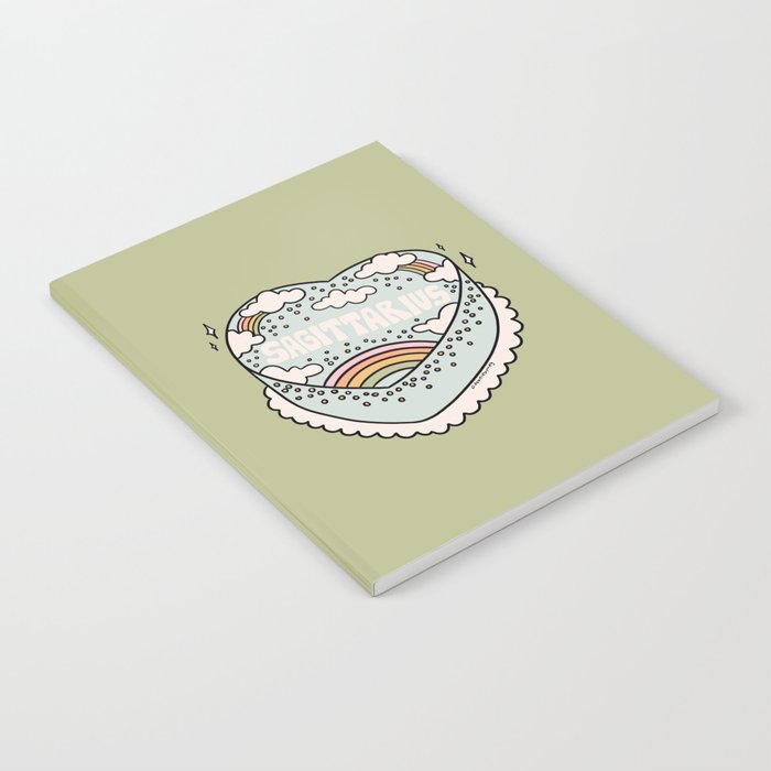 Sagittarius Heart Cake Notebook Gallery Image 2