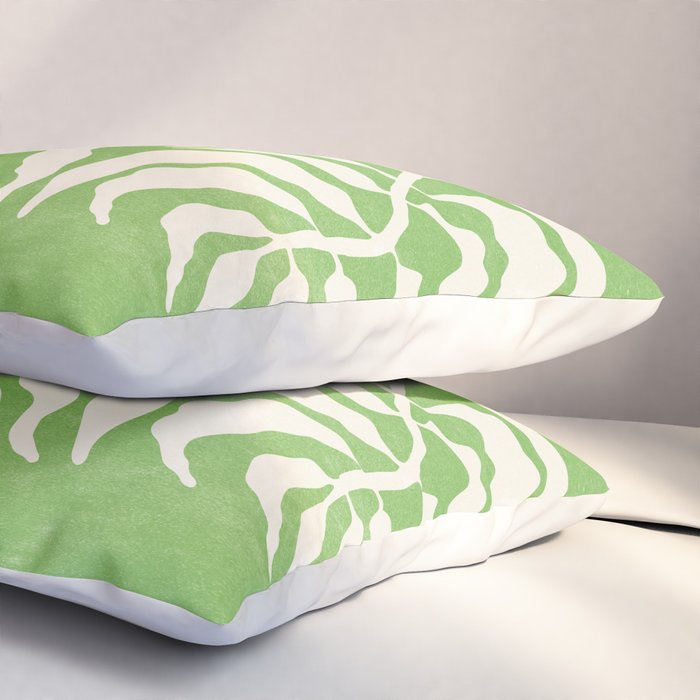 Wild Ferns: Forest Green Edition Pillow Sham Gallery Image 3