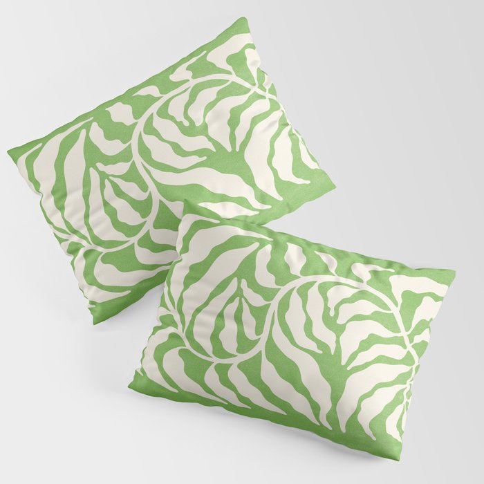 Wild Ferns: Forest Green Edition Pillow Sham Gallery Image 3