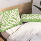 Wild Ferns: Forest Green Edition Pillow Sham Gallery Image 2