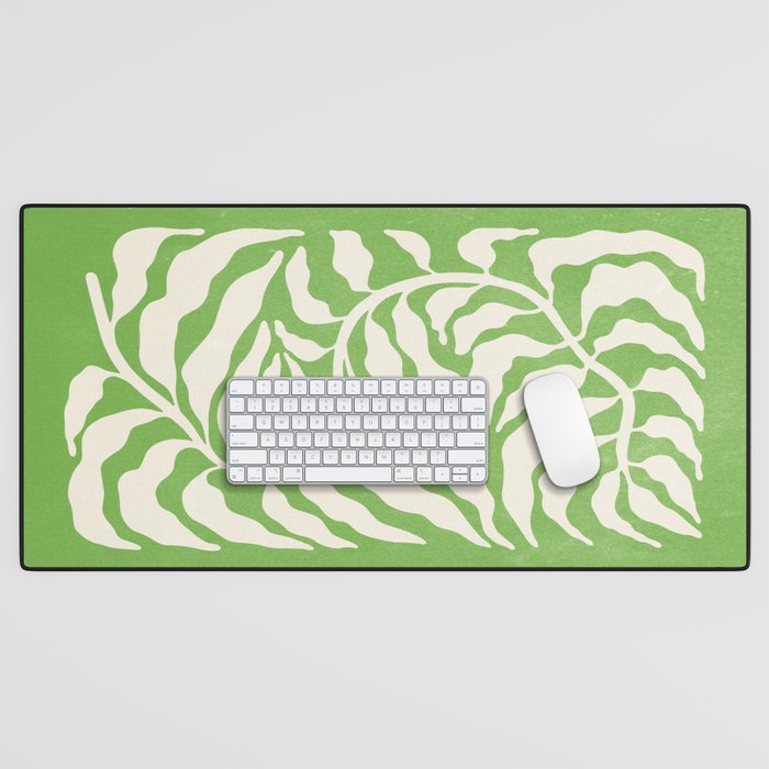 Wild Ferns: Forest Green Edition Desk Mat Gallery Image 1