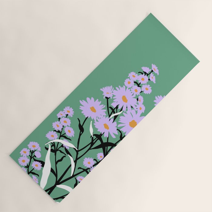 Flower Market Rome Yoga Mat Gallery Image 1