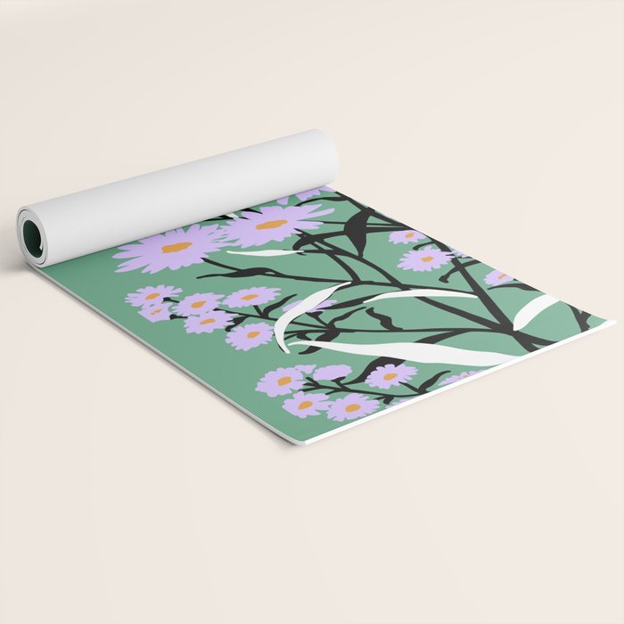 Flower Market Rome Yoga Mat Gallery Image 2